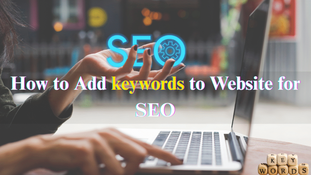 how to add keywords to website for seo