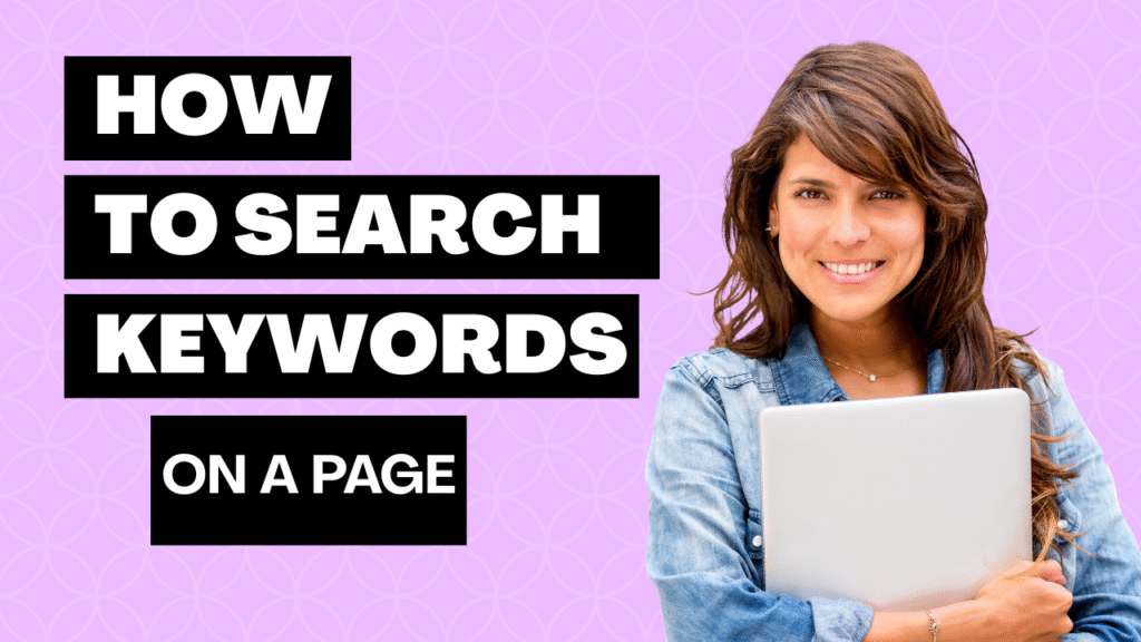 How to Search Keywords on a Page- formllc
