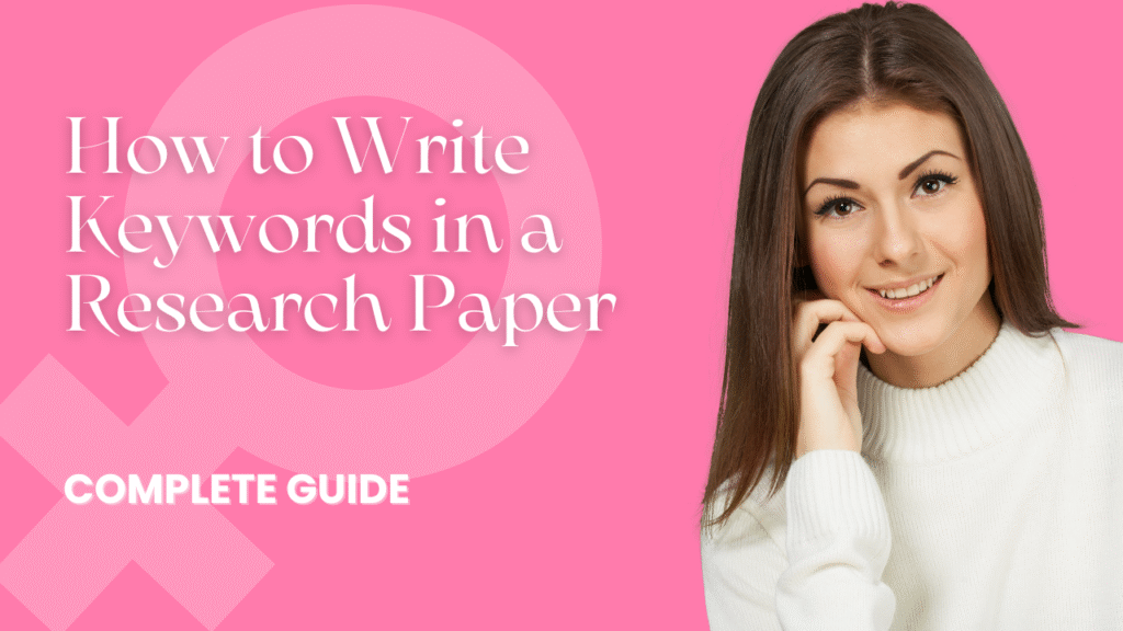 Write Keywords in a Research Paper - formllc.us